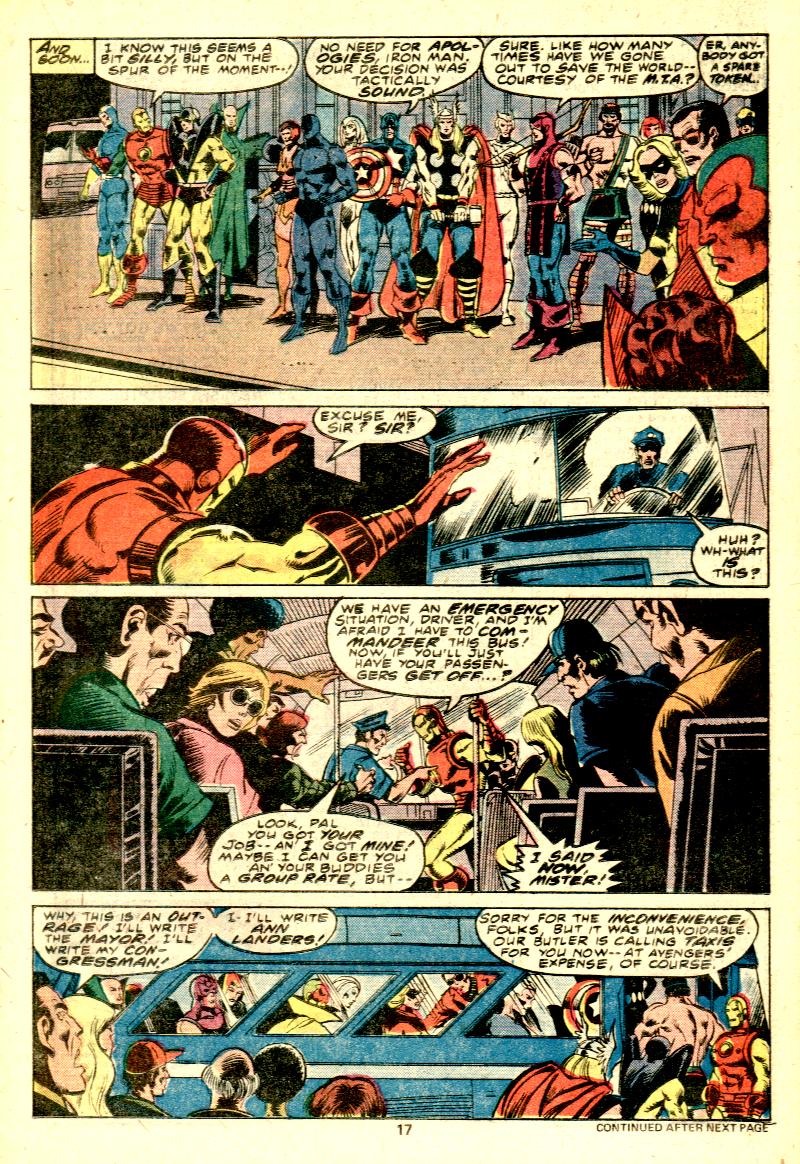 Image result for avengers korvac saga getting on a bus